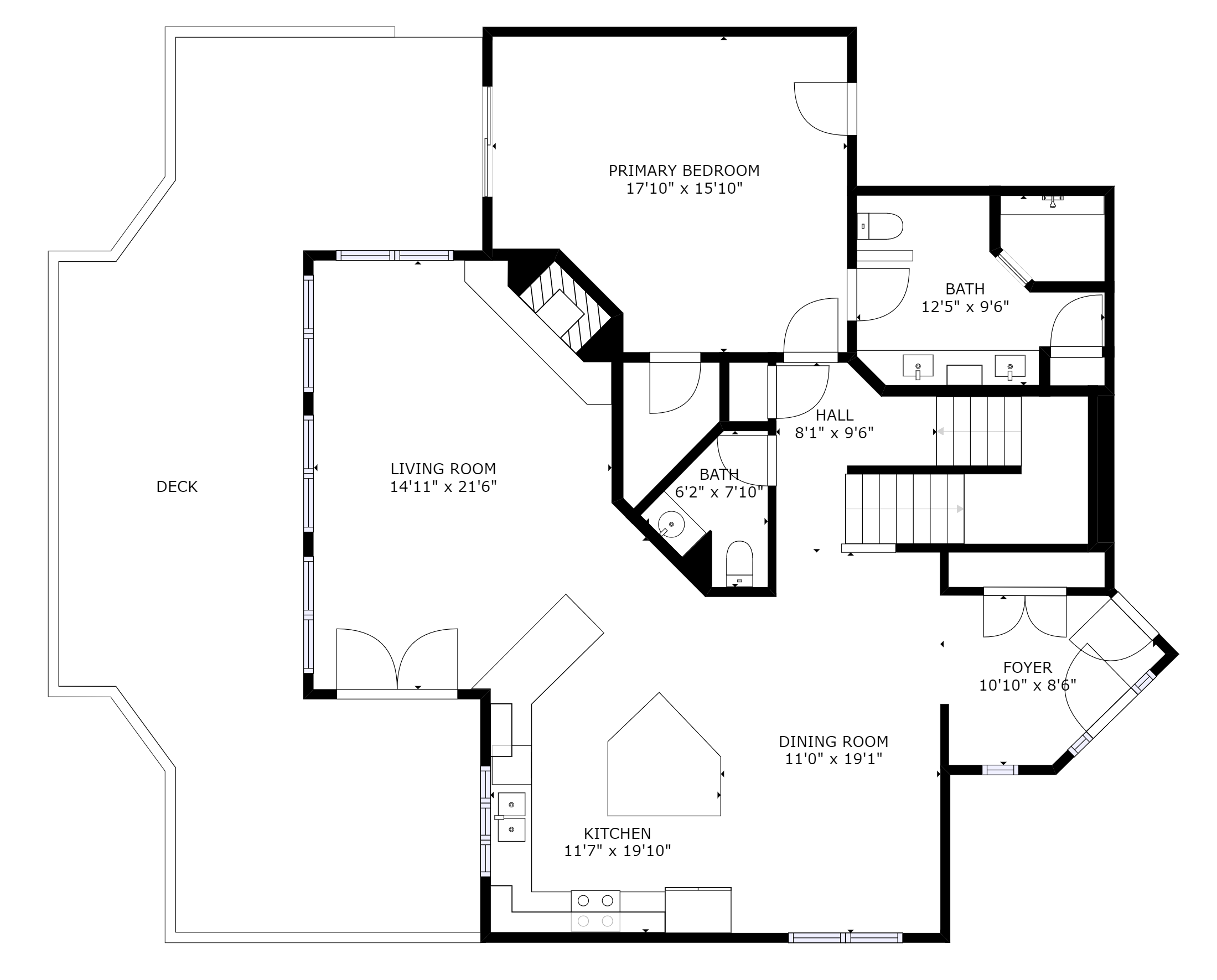 1041 North Shorewood Lane - Floor Plan 2